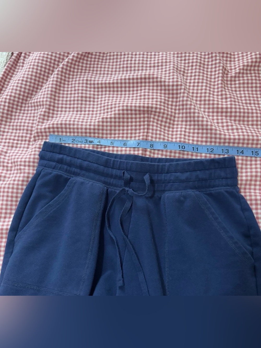 Y2K Women's Navy Capri Sweats - Picture 4 of 7
